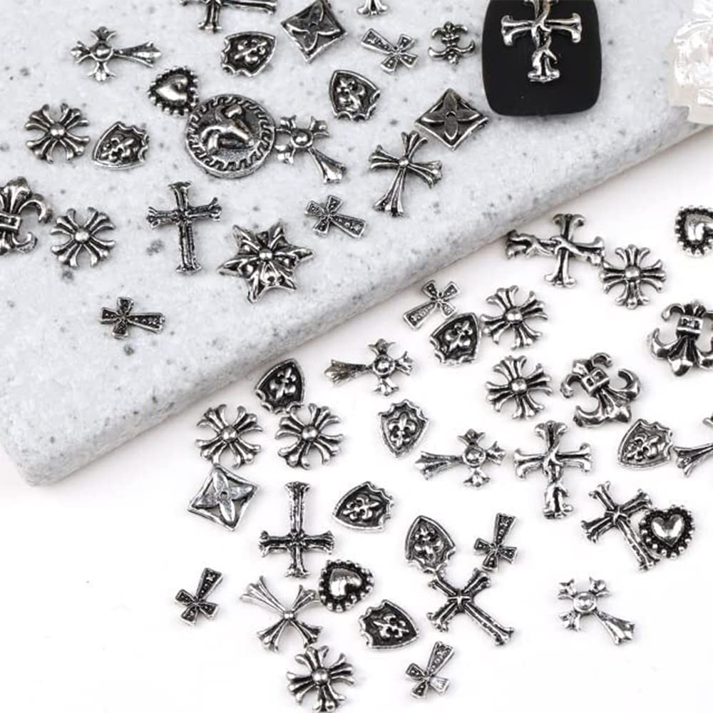 Amazon | LIKENNY ネイルパーツ パンク風 メタルパーツ レトロ